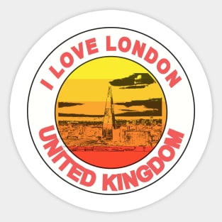 I love London Shard Sticker